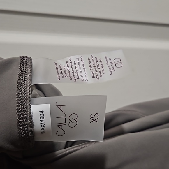 CALIA Women’s Inspire Adjustable Strap Bodysuit: DARK GRAY: NEW WITH TAGS: SZ XS - Picture 5 of 6